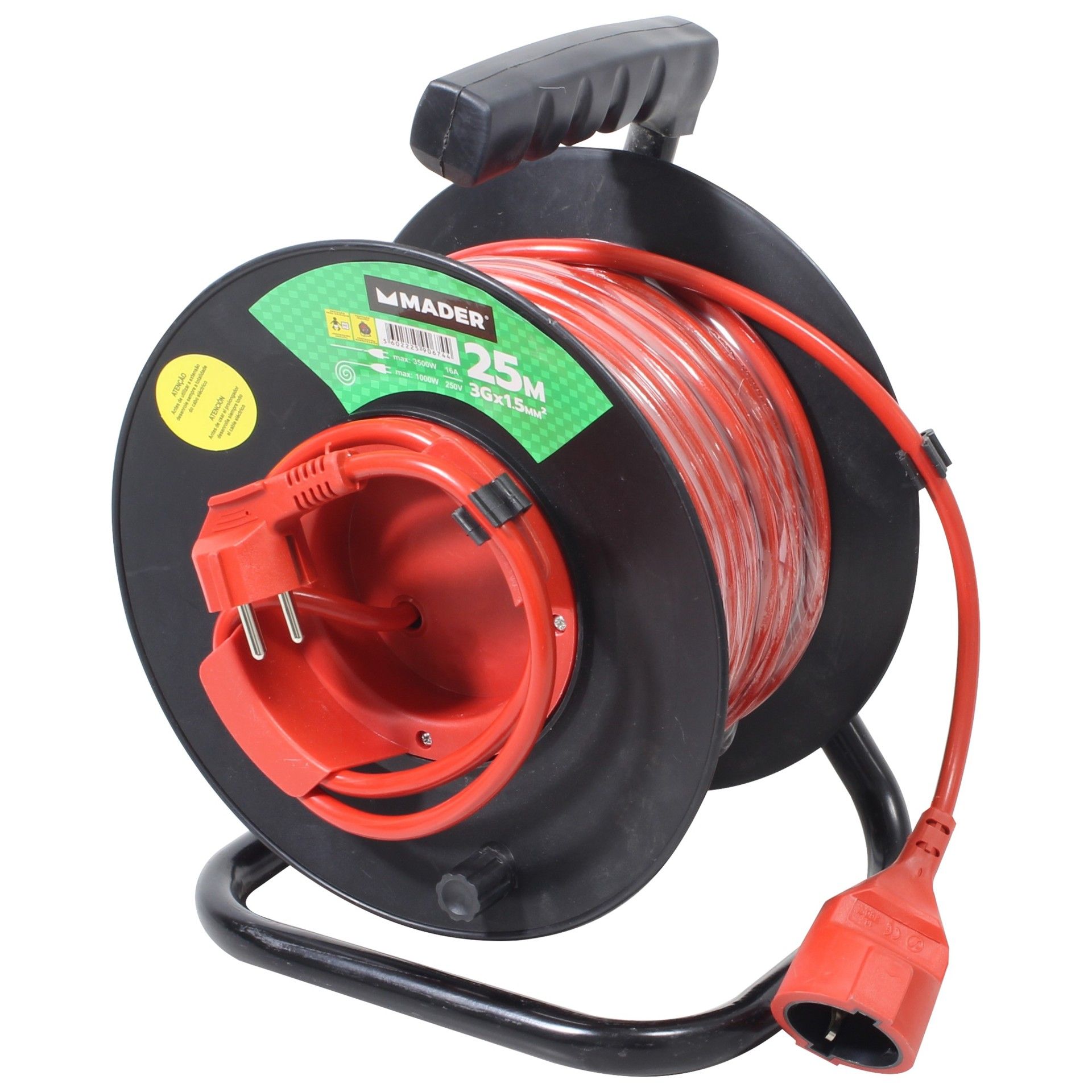 Enrolador/Extensão 3g1,5mm 25m