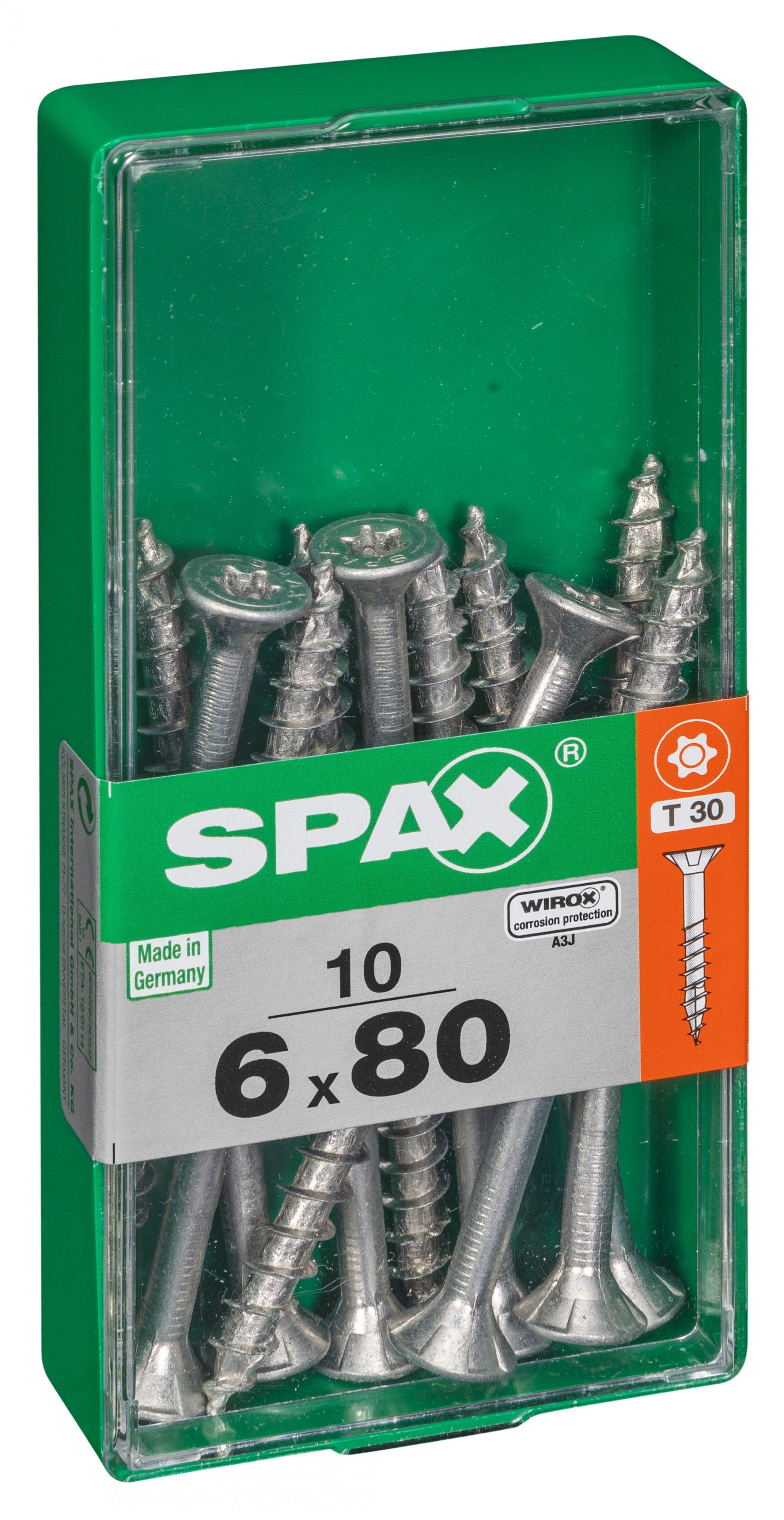 SPAX TRX CP WIROX 6x80mm M