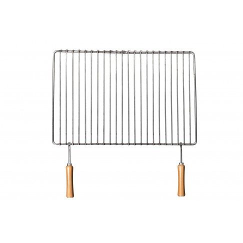 Grelha 2 Pegas Madeira 66X38CM Zincada Grelha 2 Pegas Madeira 66X38CM Zincada