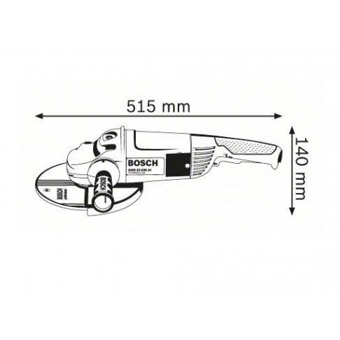 Rebarbadora BOSCH 230mm GWS 22-230JH Rebarbadora BOSCH 230mm GWS 22-230JH