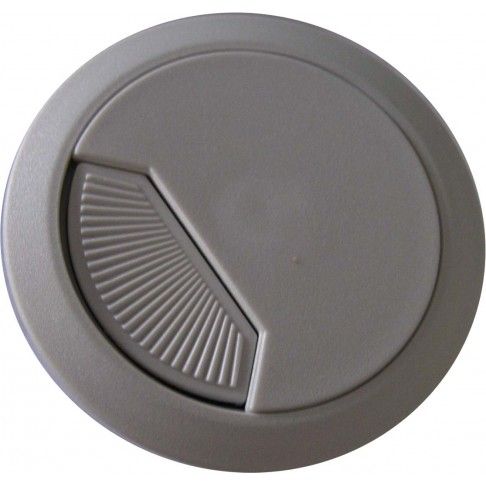 Passa Cabos Cinzento Escuro 60mm Passa Cabos Cinzento Escuro 60mm