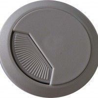 Passa Cabos Cinzento Escuro 60mm Passa Cabos Cinzento Escuro 60mm