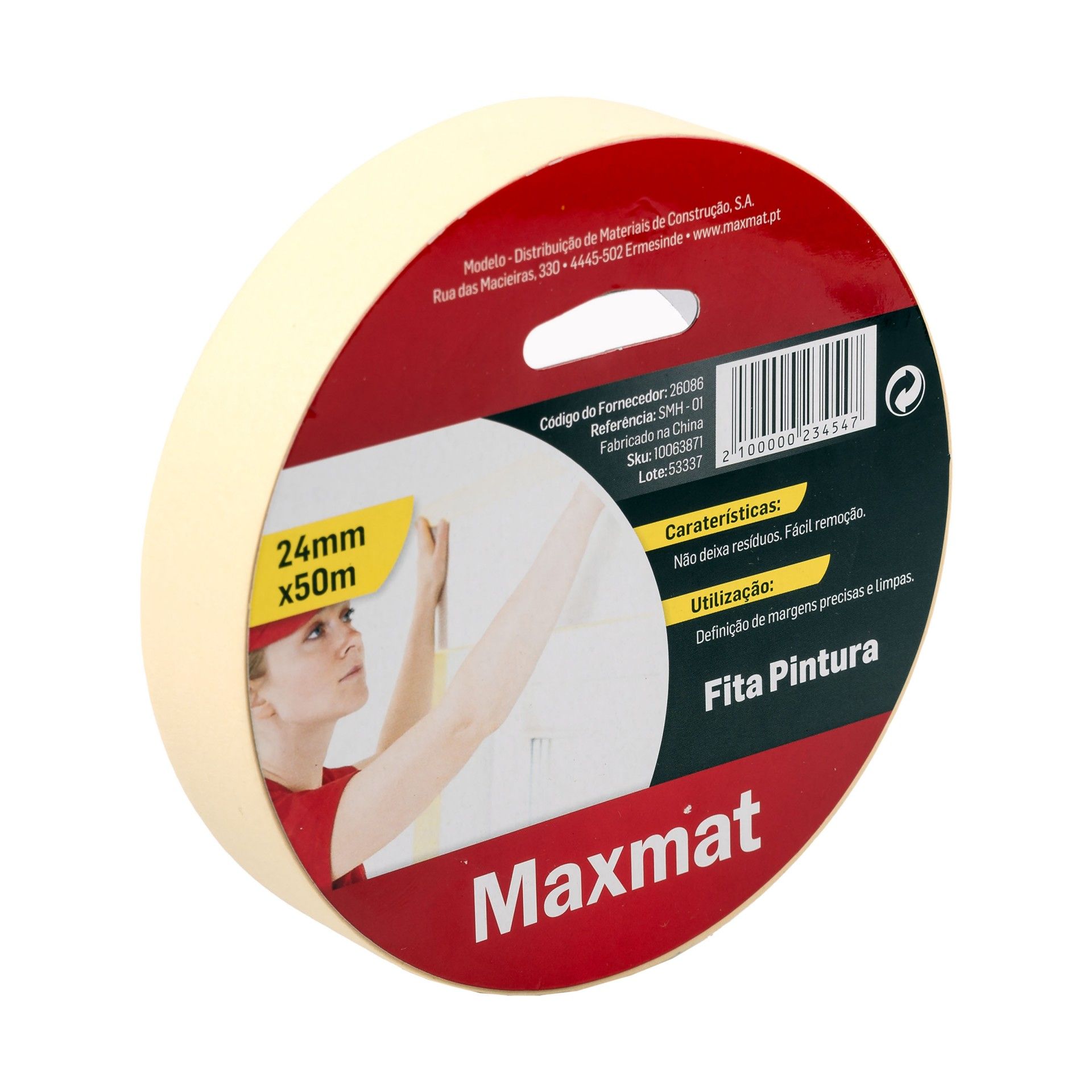 Fita de Pintura Lisa 24mmx50M