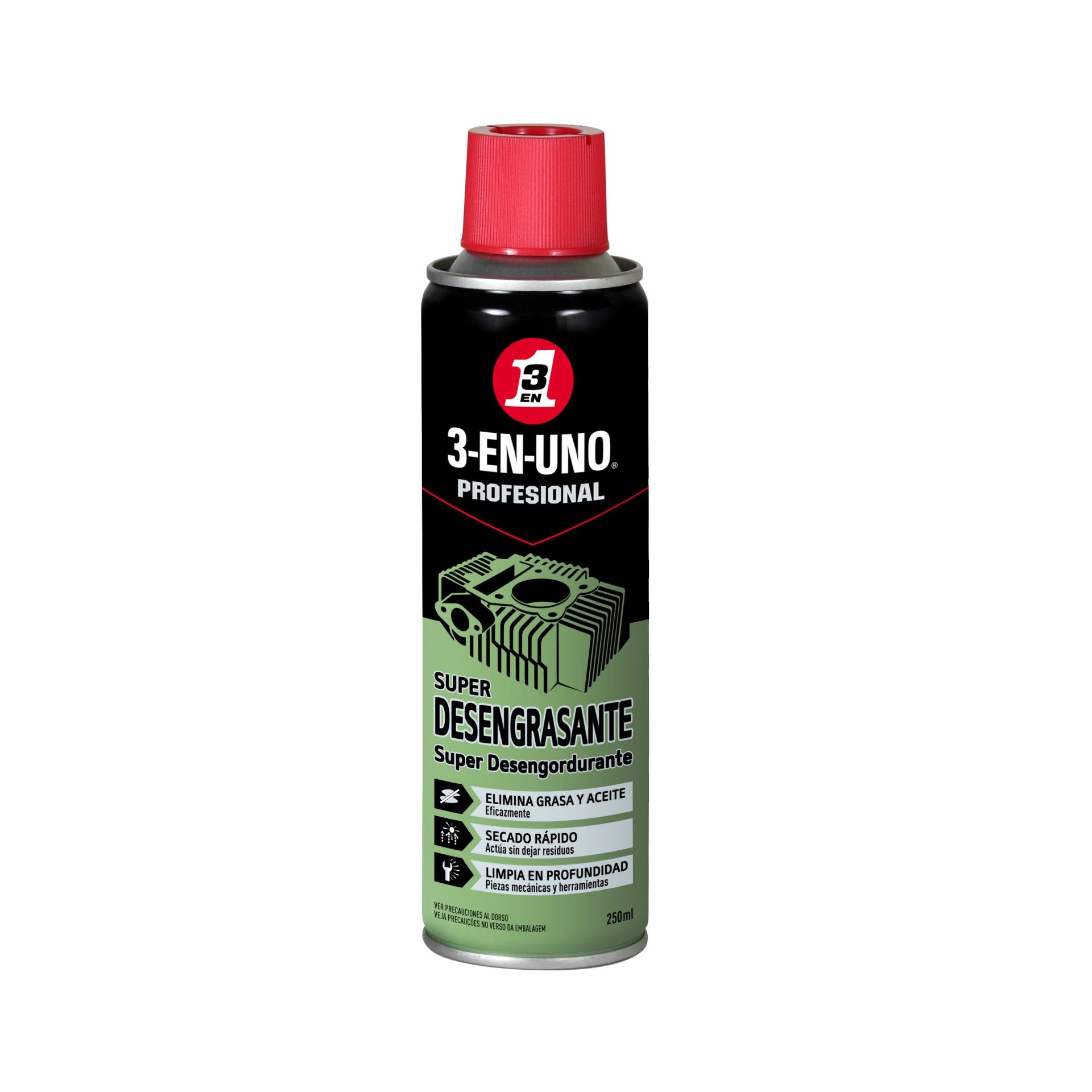 3-EN-UNO® Profesional Super Desengordurante - Spray 250 ml.