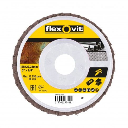 Disco Lixa Lamina Gr80 125x22mm Disco Lixa Lamina Gr80 125x22mm