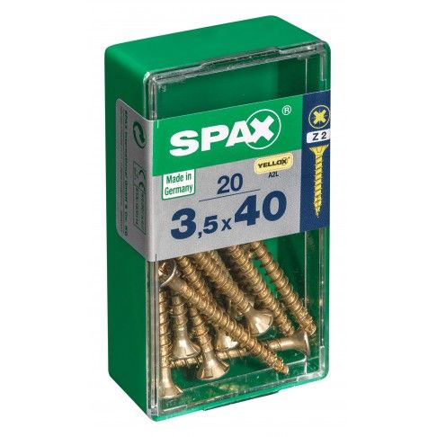 SPAX CP YELLOX 3,5x40mm S SPAX CP YELLOX 3,5x40mm S