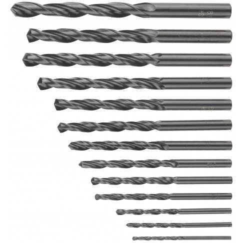 Broca HSS laminada c/ Cilindo 2-8MM 13 unidades Broca HSS laminada c/ Cilindo 2-8MM 13 unidades