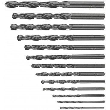 Broca HSS laminada c/ Cilindo 2-8MM 13 unidades
