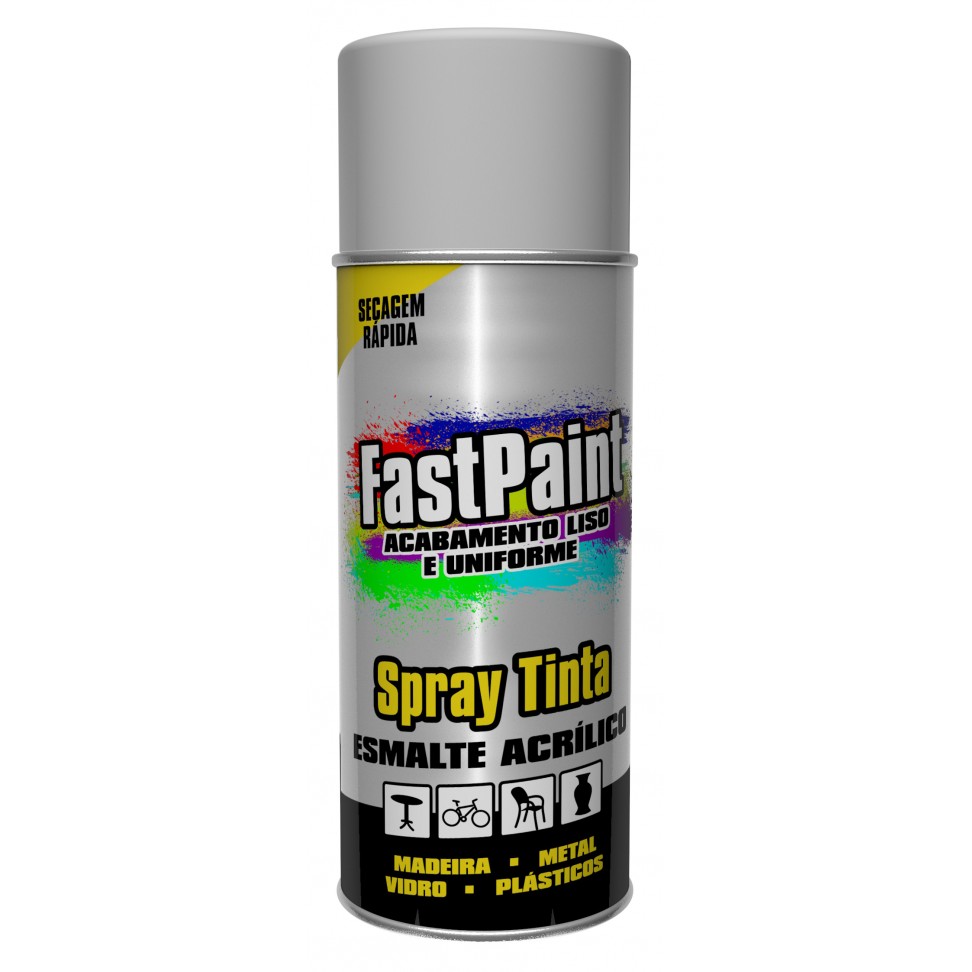Spray Fastpaint Ral 9006 Alum�nio Claro 400ml