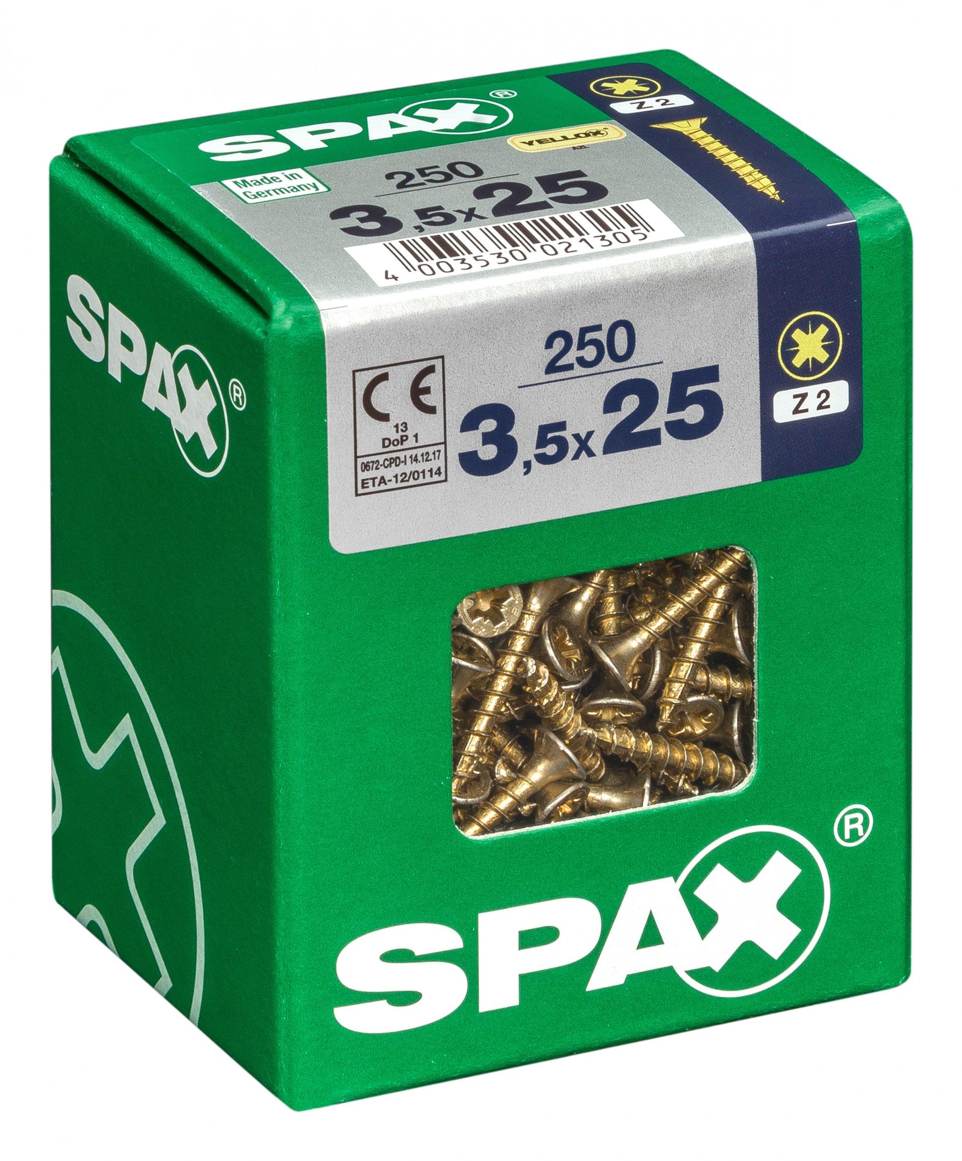 SPAX CP YELLOX 3,5x25mm L