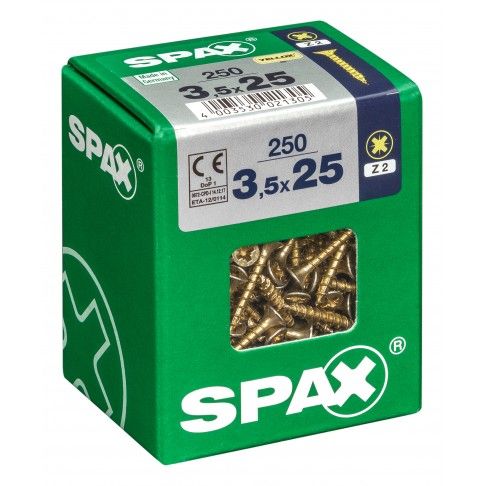 SPAX CP YELLOX 3,5x25mm L SPAX CP YELLOX 3,5x25mm L