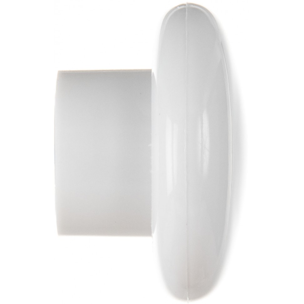 Puxador Móvel Redondo Plástico 40mm Branco Puxador Móvel Redondo Plástico 40mm Branco