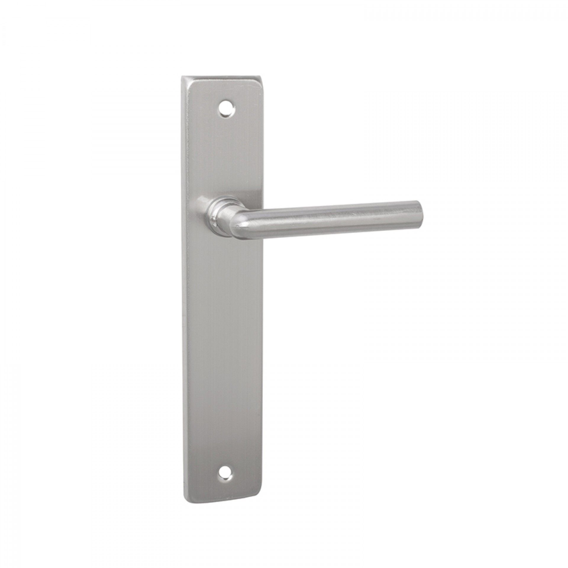 Puxador Porta Latão Niquel Mate