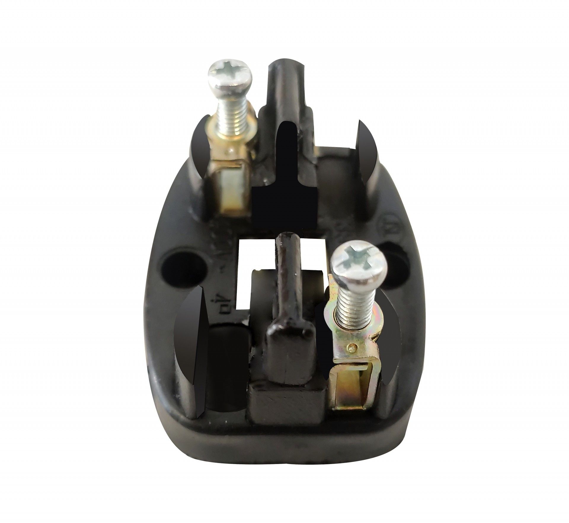 Placas Terminais 2 Bornes 2unid.