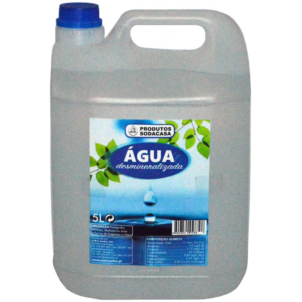 �gua Destilada 5L
