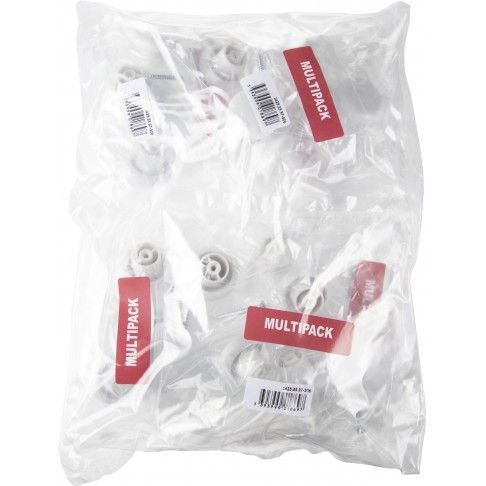 Puxador Móvel Plástico Branco D35mm 6 unidades Puxador Móvel Plástico Branco D35mm 6 unidades