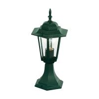 Pilar Exterior Sextavado Pequeno E27 Ip44 Verde Pilar Exterior Sextavado Pequeno E27 Ip44 Verde