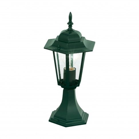 Pilar Exterior Sextavado Pequeno E27 Ip44 Verde Pilar Exterior Sextavado Pequeno E27 Ip44 Verde