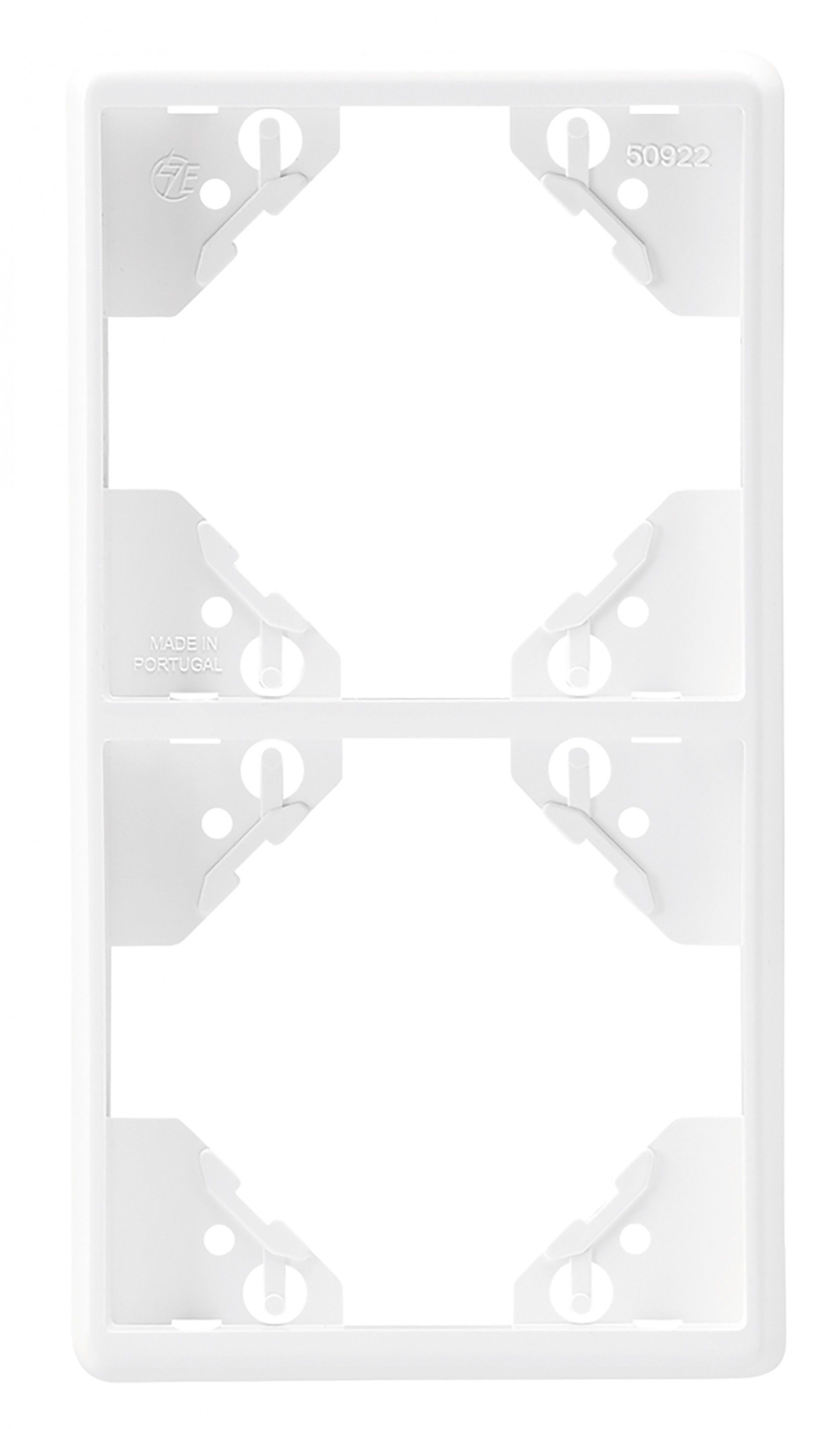 Espelho Duplo Vertical Branco Apolo 5000