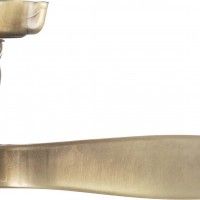 Puxador De Porta Placa Oxidado Franc�s