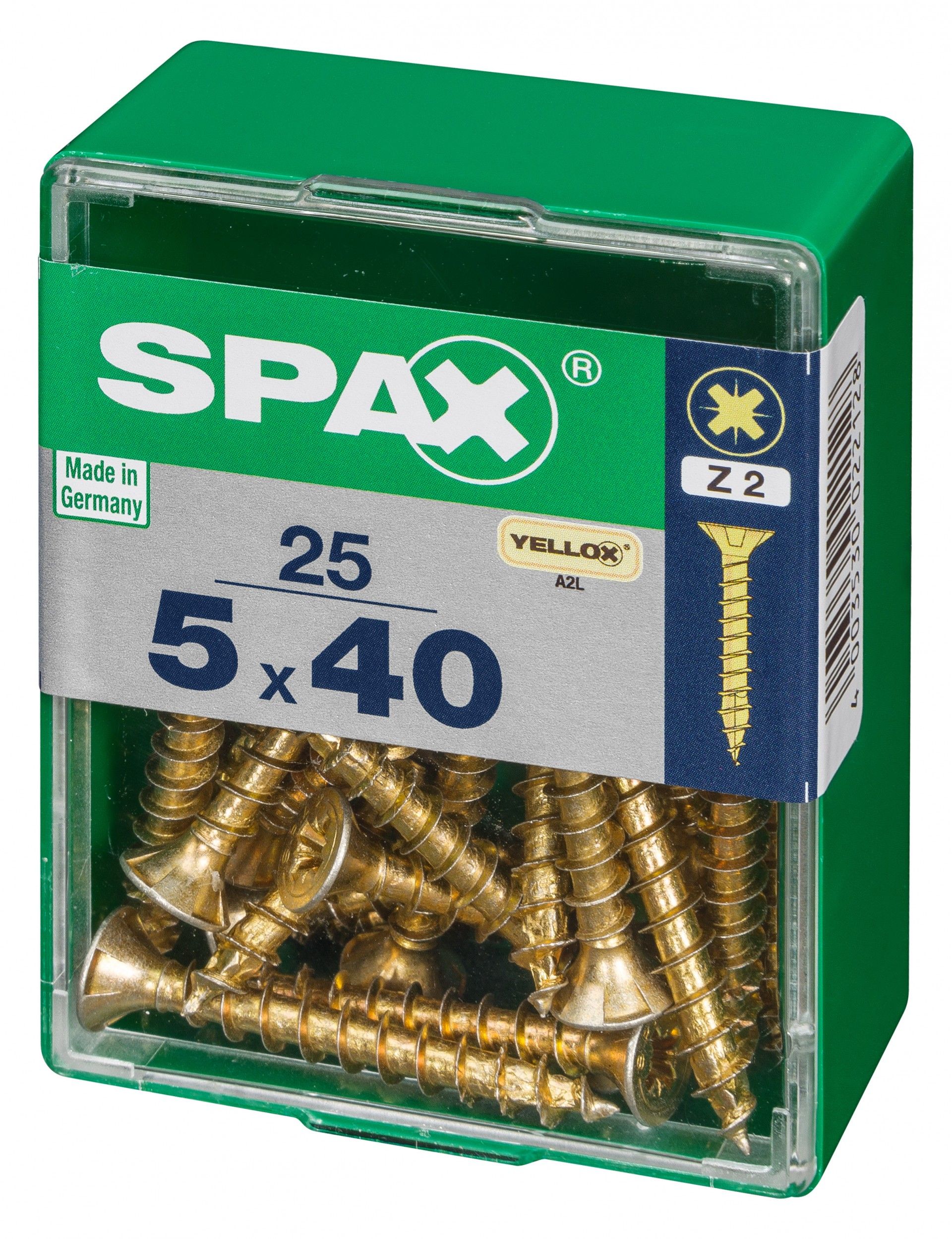 SPAX CP YELLOX 5x40mm M