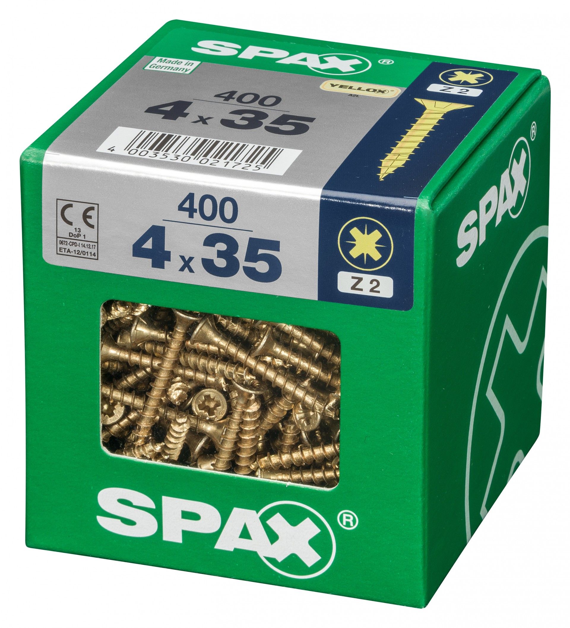 SPAX CP YELLOX 4x35mm XL
