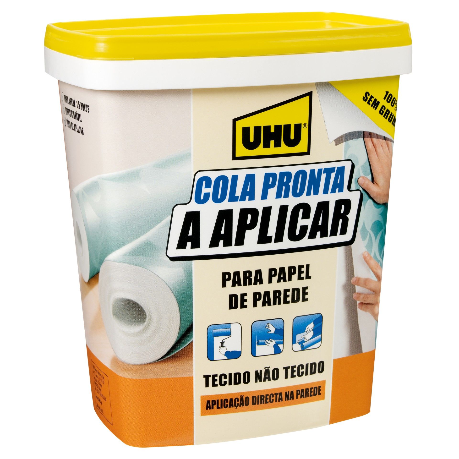 Cola Papel UHU Pronta a Aplicar 1Kg