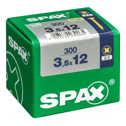 SPAX CP YELLOX 3,5x12mm L SPAX CP YELLOX 3,5x12mm L