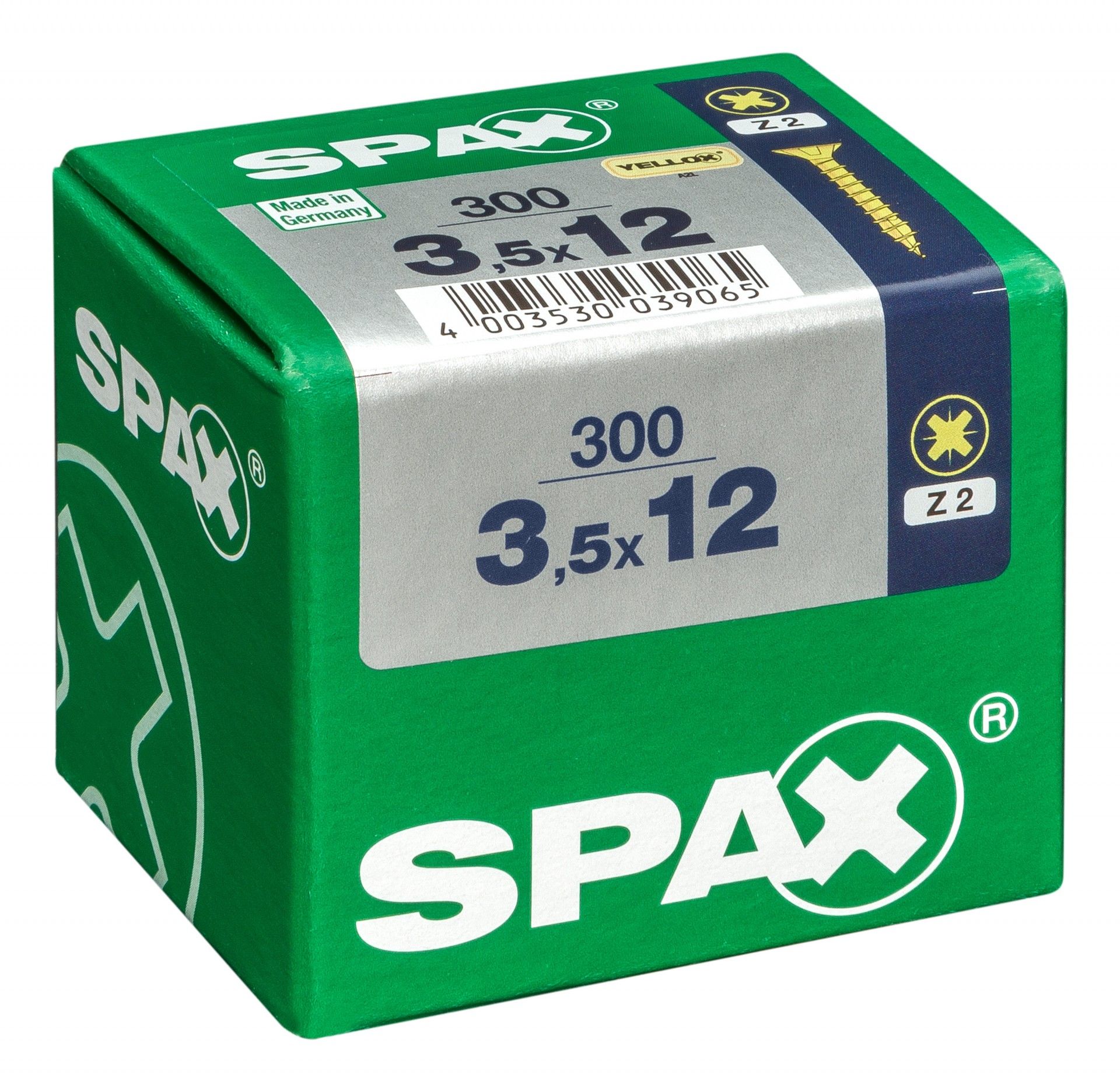 SPAX CP YELLOX 3,5x12mm L