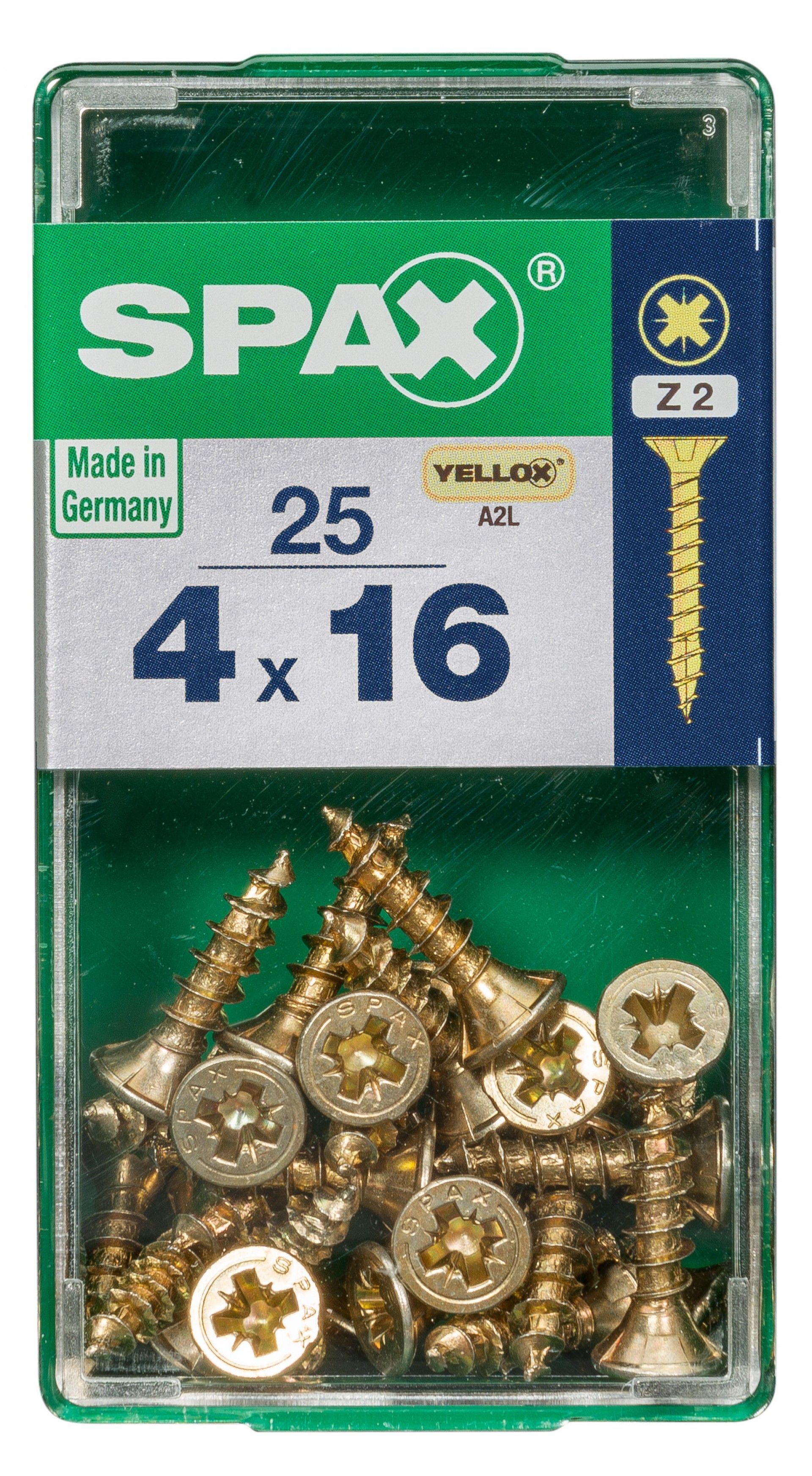SPAX CP YELLOX 4x16mm S