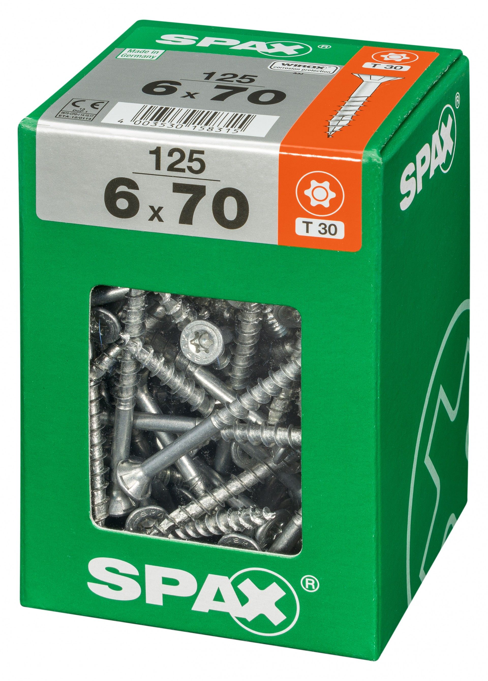 SPAX TRX CP WIROX 6x70mm XXL