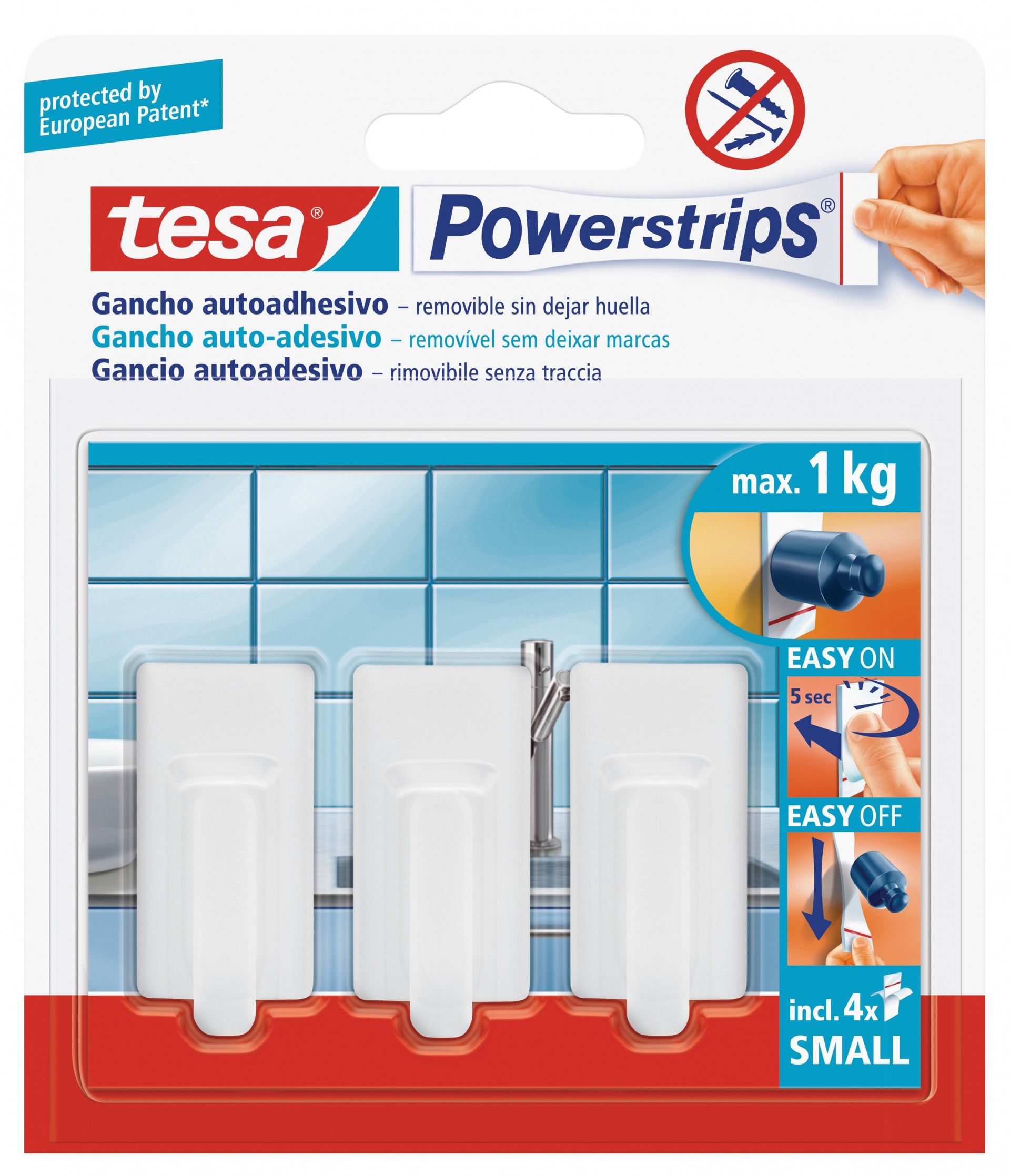 Mini Ganchos Powerstrips Clássico