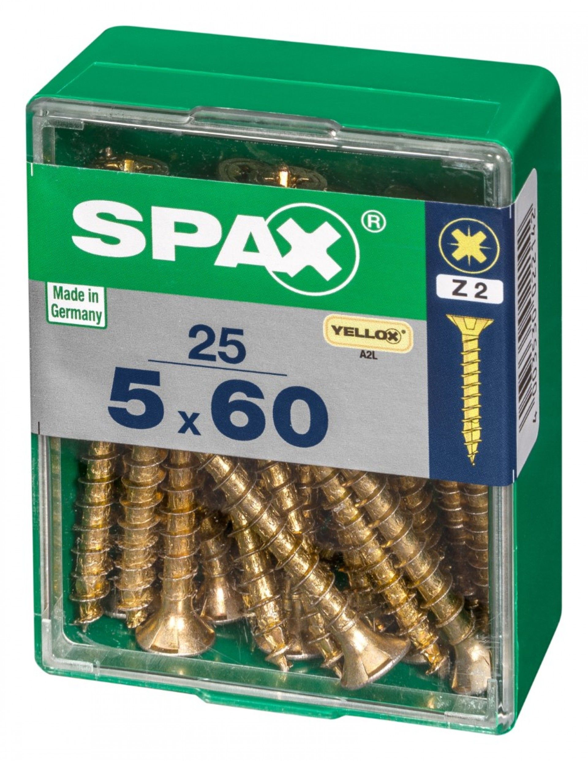 SPAX CP YELLOX 5x60mm M
