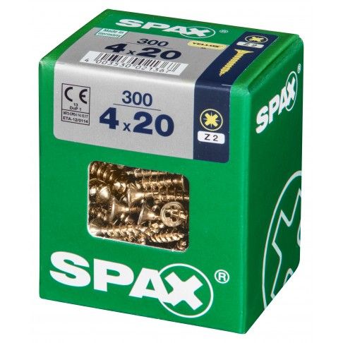 SPAX CP YELLOX 4x20mm L SPAX CP YELLOX 4x20mm L