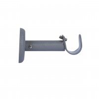 Suporte Frontal Cinza para Varão Suporte Frontal Cinza para Varão