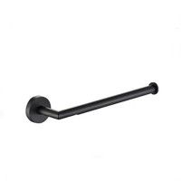 Toalheiro de Aro 30cm Preto Baço Toalheiro de Aro 30cm Preto Baço