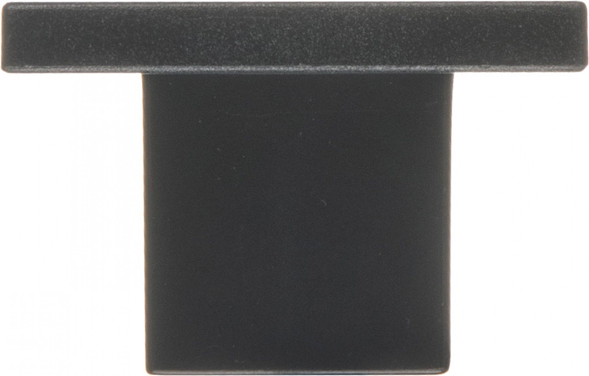 Puxador Móvel Quadrado Plástico 31mm Preto