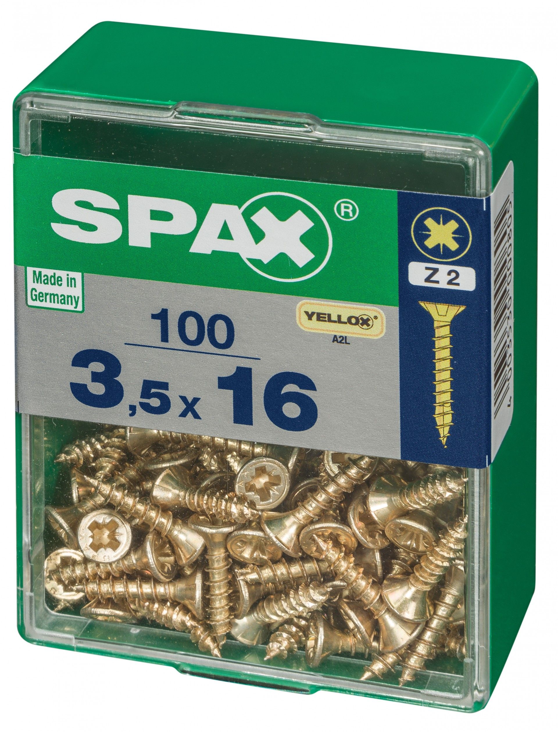 SPAX CP YELLOX 3,5x16mm M