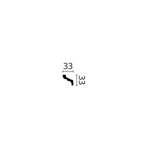 Sanca em Poliestireno Nomastyl F35x30mm-2m Sanca em Poliestireno Nomastyl F35x30mm-2m