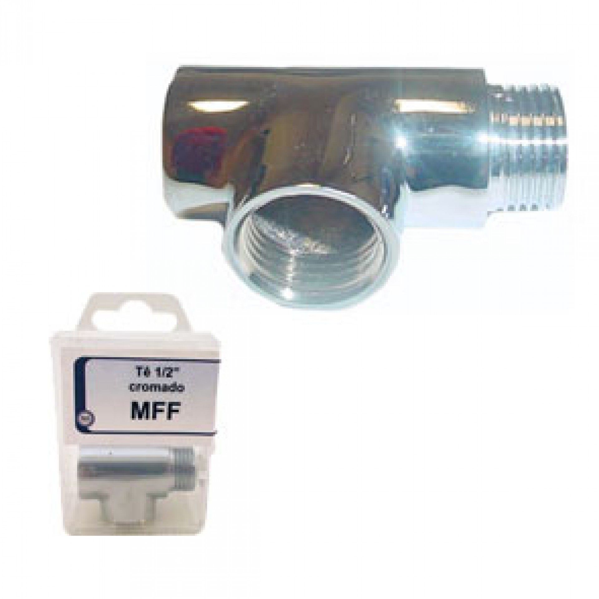Tê Mff 1/2' Cromado