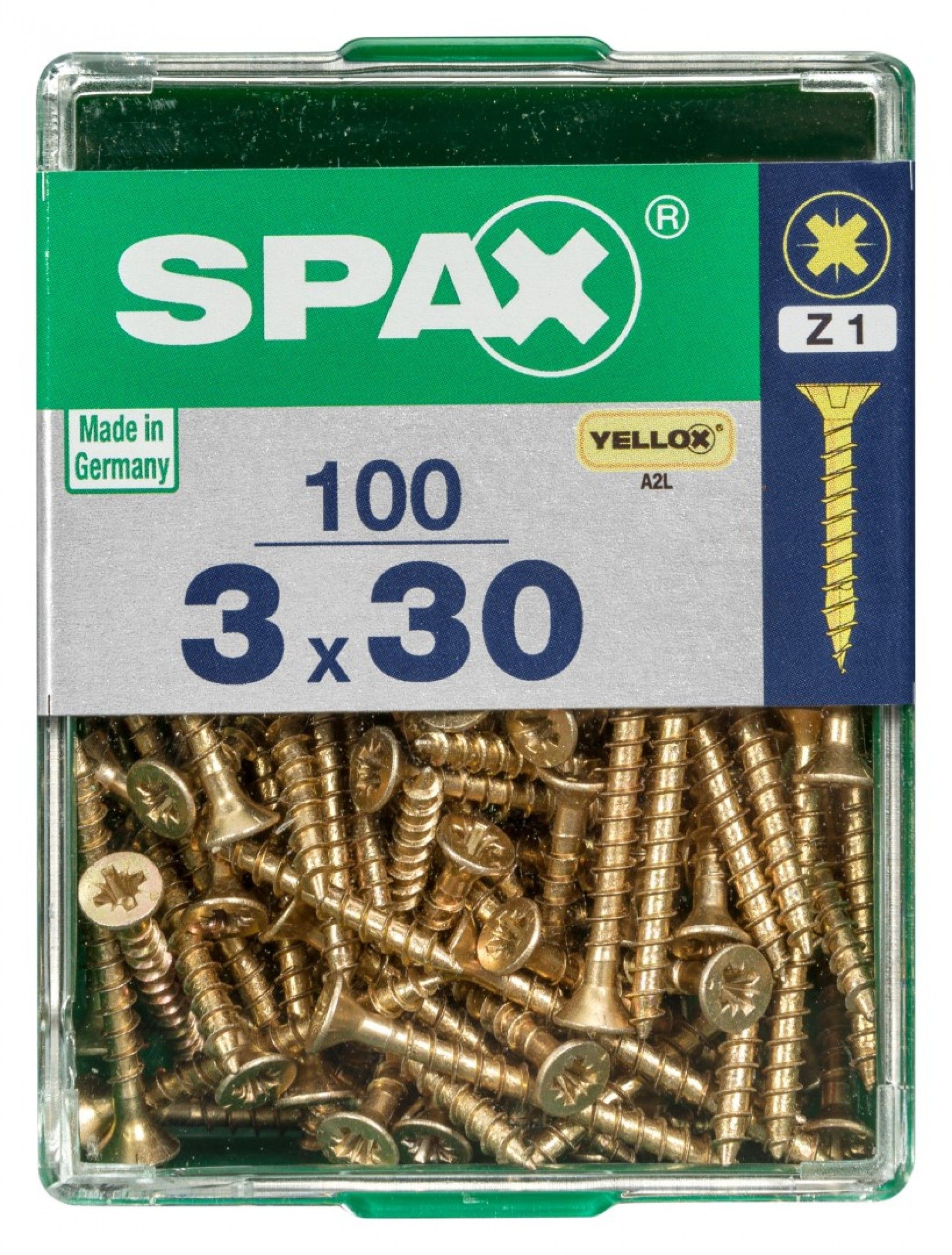 SPAX CP YELLOX 3x30mm M