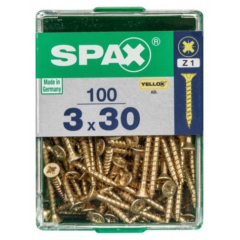 SPAX CP YELLOX 3x30mm M SPAX CP YELLOX 3x30mm M