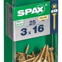 SPAX CP YELLOX 3x16mm S SPAX CP YELLOX 3x16mm S