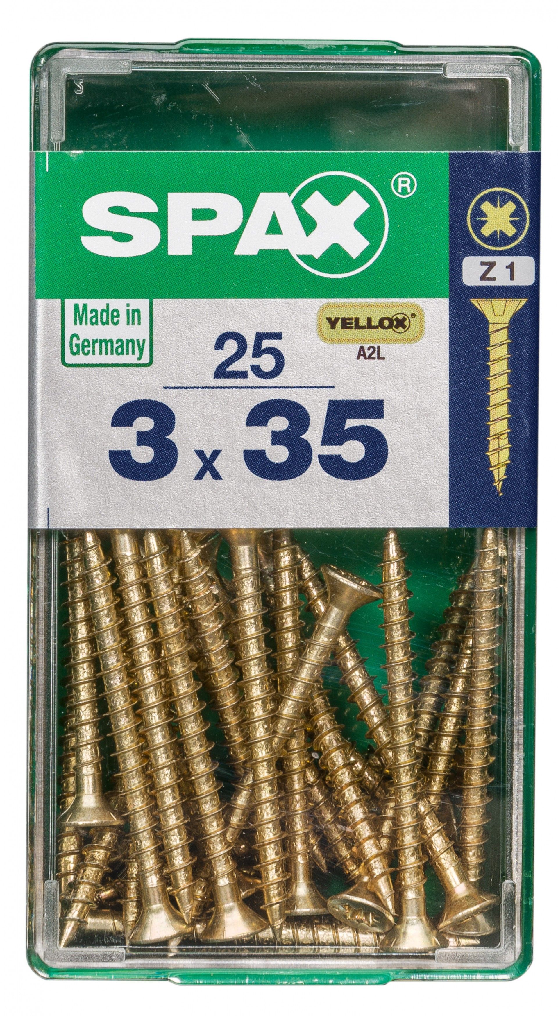 SPAX CP YELLOX 3x35mm S