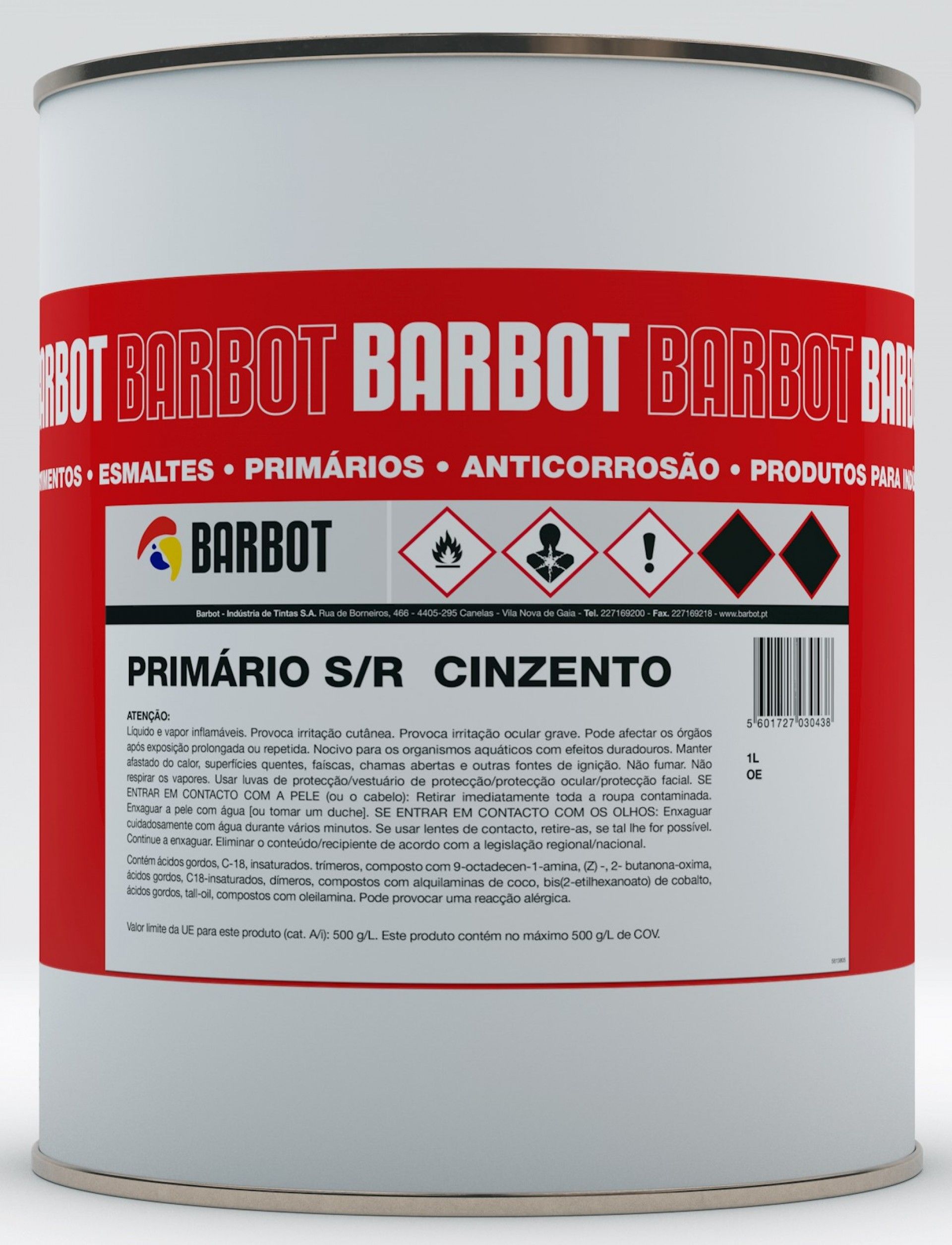 Primário S/R Cinzento 2010 para Metal 1L