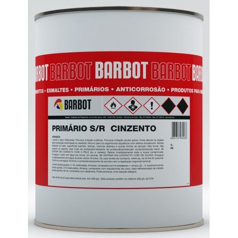 Primário S/R Cinzento 2010 para Metal 1L Primário S/R Cinzento 2010 para Metal 1L