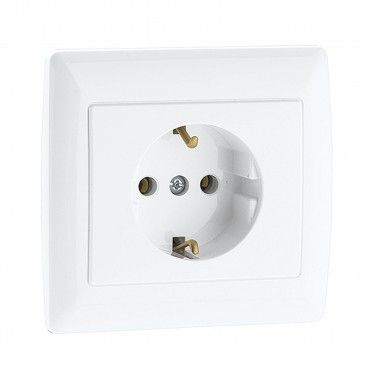 Tomada Schuko Mono 2p+T Sirius 70