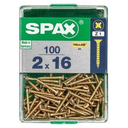 SPAX CP YELLOX 2x16mm M SPAX CP YELLOX 2x16mm M