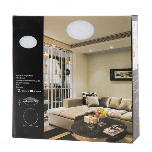Plafond Sx 25cm Branco Plafond Sx 25cm Branco