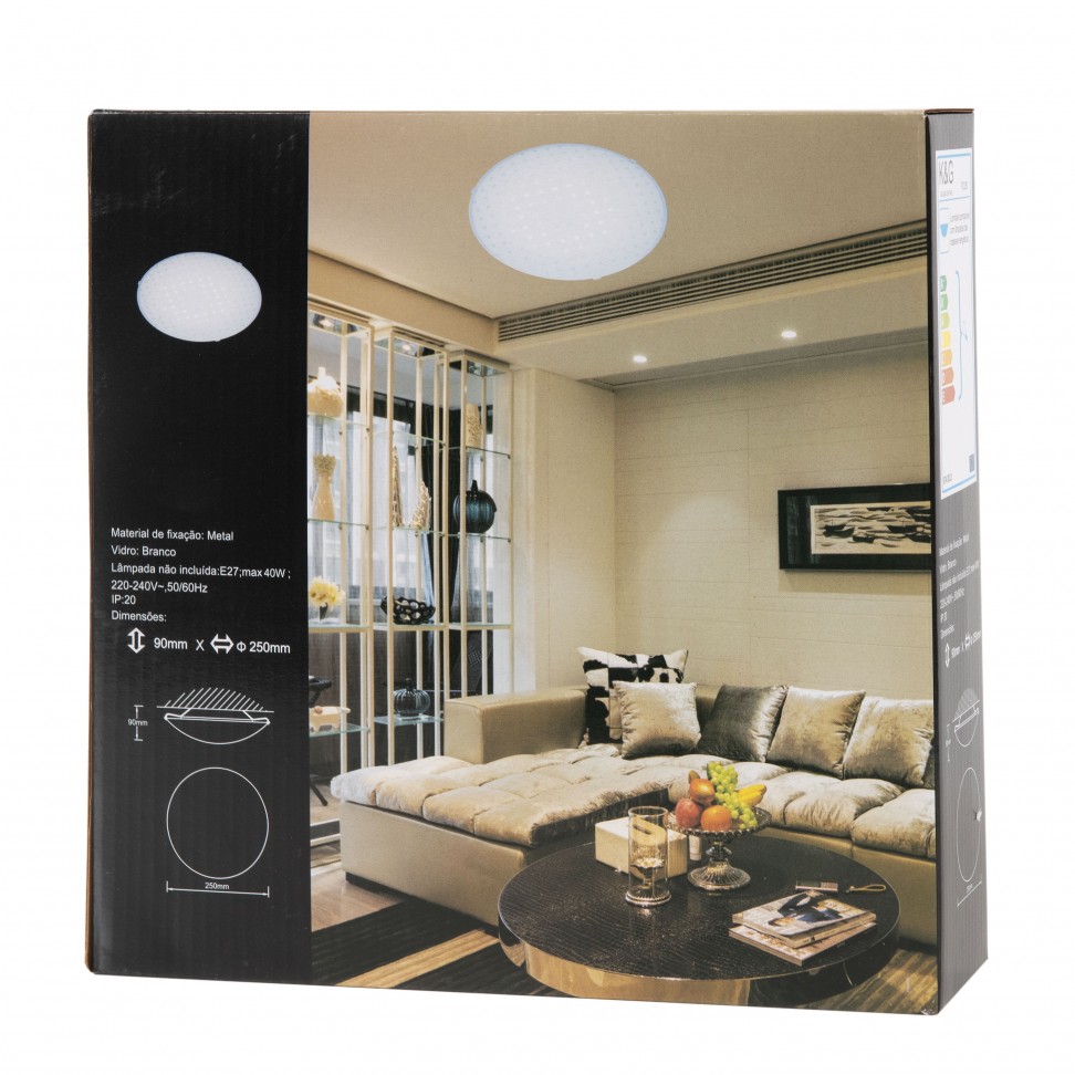 Plafond Sx 25cm Branco Plafond Sx 25cm Branco